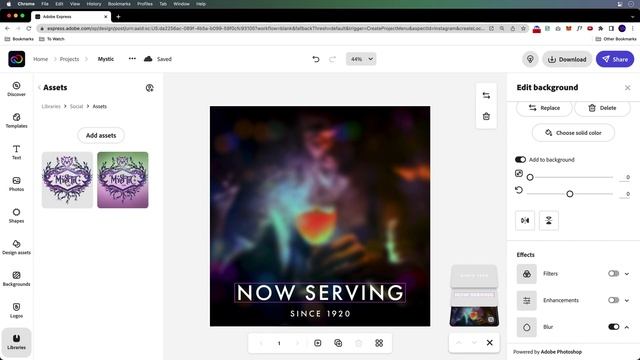 Photoshop to Adobe Express смотреть онлайн