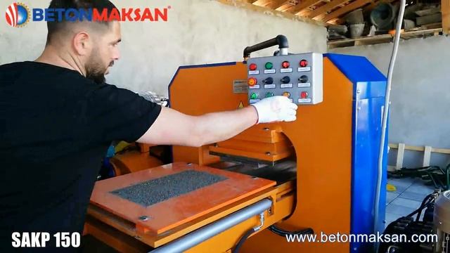 Single Layer Terrazzo Cement tile Making Press Machine -Tek tabaka Vakumlu Karo üreten pres makina смотреть онлайн