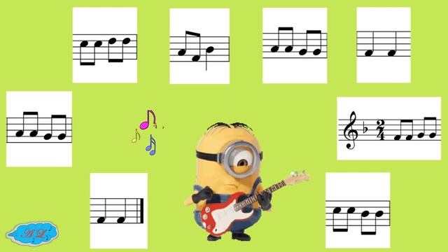 2 клас. Склади музичний диктант пазл разом з Міньонами Укр. нар. пісня "Їду,їду" ( укр. вар). смотреть онлайн