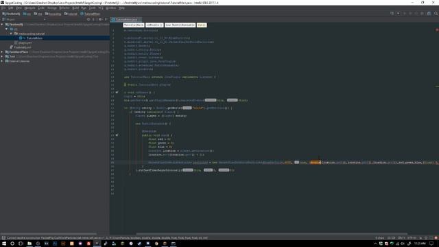 Advanced Bukkit Coding - Particle Trails & Particle Color - Episode 12 смотреть онлайн