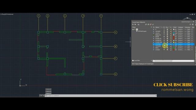 how to make a foundation plan using AutoCAD TLE 10 Extended Technical Drafting смотреть онлайн