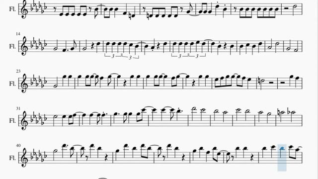 Flute Sheet Music: How to play Black Rover (Black Clover) by Vickeblanka смотреть онлайн
