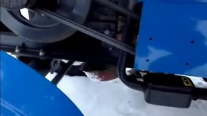 Первая замена масла. Минитрактор Скаут Т-15.