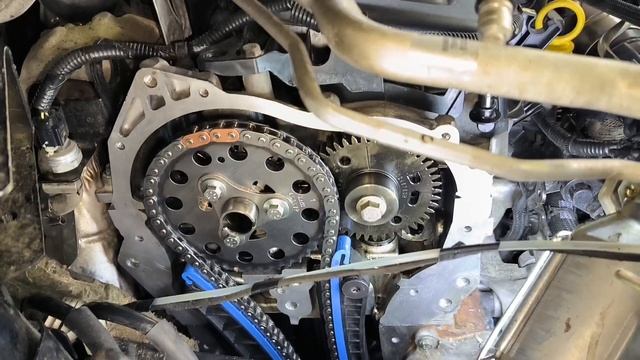 Замена цепи ГРМ на Nissan X-Trail. ( ДВС R9M дизель 1.6 130л.с.)