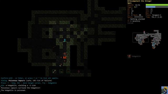 DUNGEON CRAWL STONE SOUP in 2020 v25: Beginner Caster Guide Episode 2 [Ogre Venom Mage] смотреть онлайн