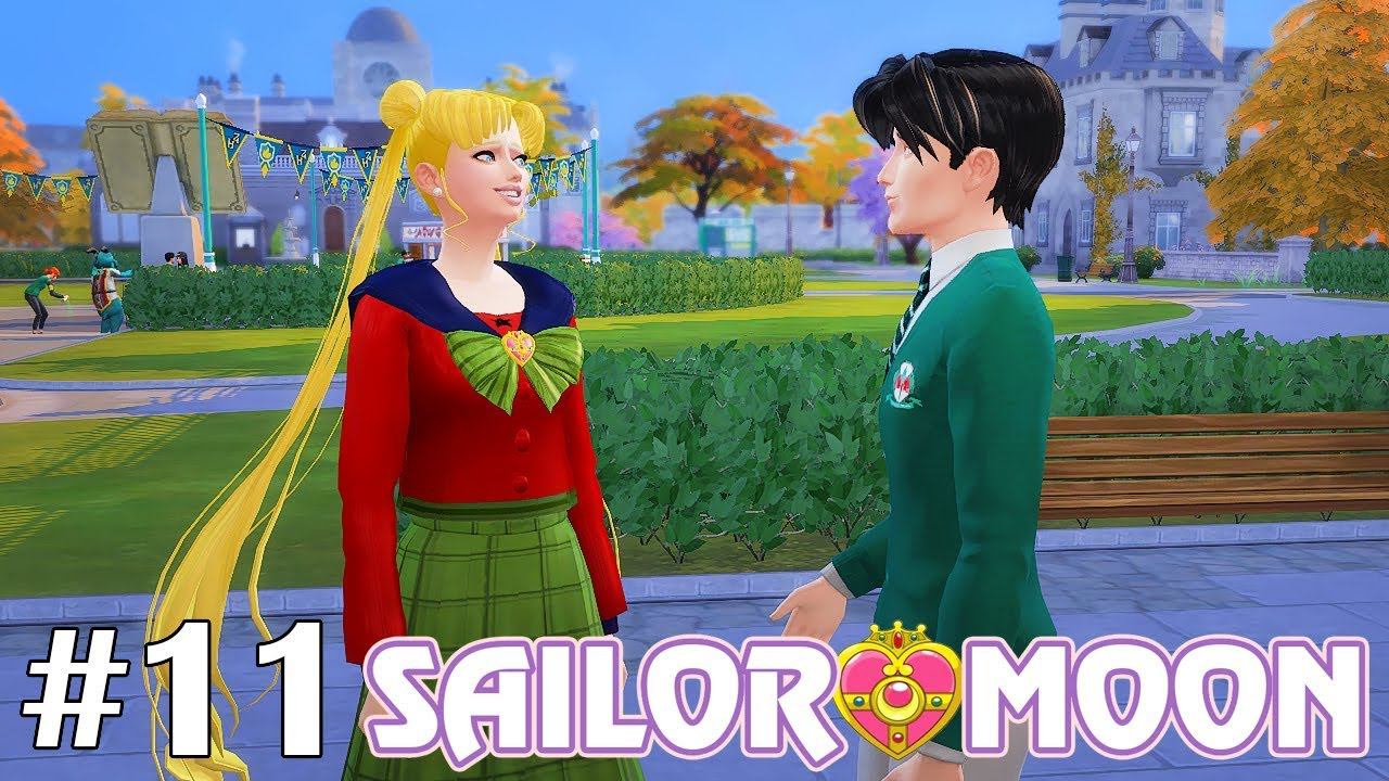 Поступаем в универ! - The Sims 4 - Sailor Moon #11 смотреть онлайн