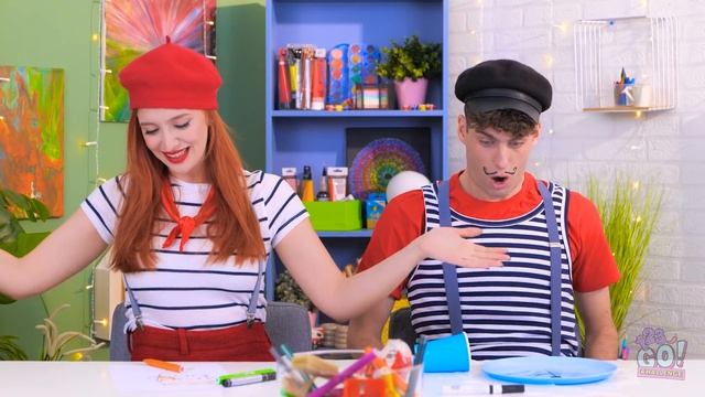 WHO DRAWS IT BETTER? || Funny Art Challenge And Cool Drawing Hacks By 123 GO! CHALLENGE смотреть онлайн