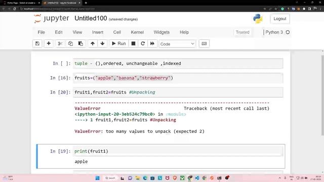 Tutorial - Tuples & Sets in Python Programming ? смотреть онлайн