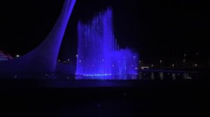 Поющие фонтаны в Олимпийском парке - уникальное Олимпийское наследие Сочи (04.11.2022 г.)