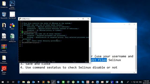 How to disable SELINUX on centos server ( CentoS 7) смотреть онлайн