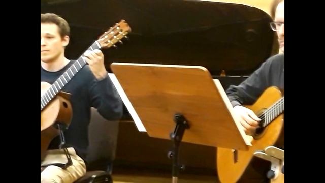 Milonga by Jorge Cardoso | Classical guitar duo смотреть онлайн