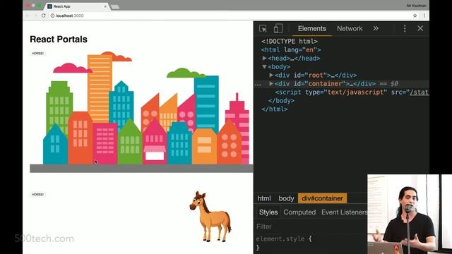React Portals - Nir Kaufman @ ReactNYC смотреть онлайн