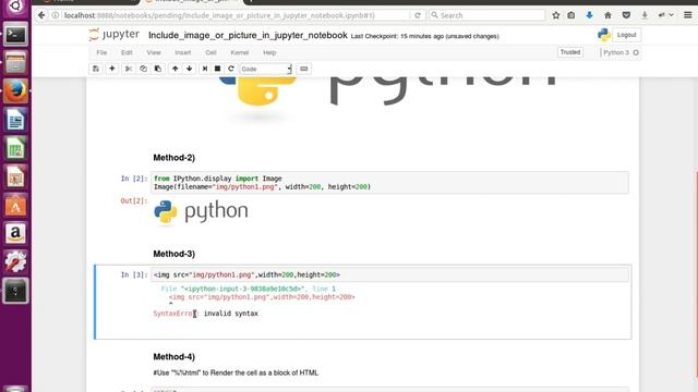 How to Include Image or Picture in Jupyter Notebook смотреть онлайн
