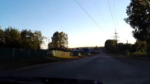 улица Московская, город Юрга (из авто) смотреть онлайн