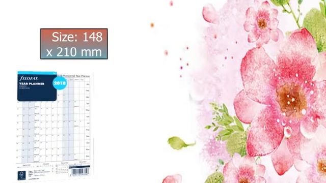 Year Planner Horizontal 2018 A5 | Organiser World смотреть онлайн