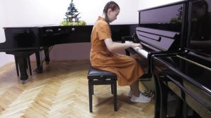 И. С. Бах "Двухголосная инвенция фа минор" в ред. Ф.Бузони. Исп. Новикова Мария 12 лет.