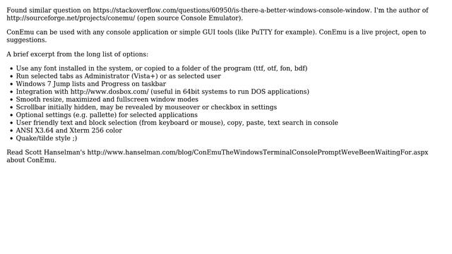 Console like Gnome Terminal for Windows (5 Solutions!!) смотреть онлайн