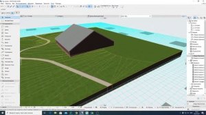 2021 02 0 6archicad дорожки и бордюры по рельефу комбинации слоёв