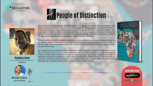 Thaddeus Ulzen on CBS radio, speaking on his book "Java Hill -An African Journey" смотреть онлайн