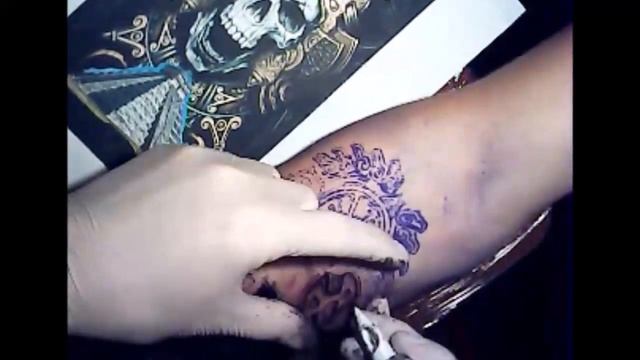 Tattoo "Мертвый вождь Майя" смотреть онлайн