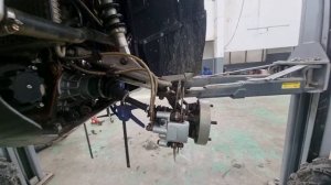 убираем плюсовой развал на квадроцикле