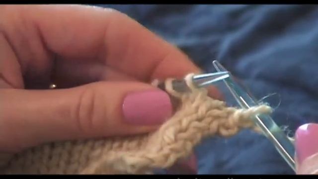 K2tog tbl (knit two together through the back loop) смотреть онлайн