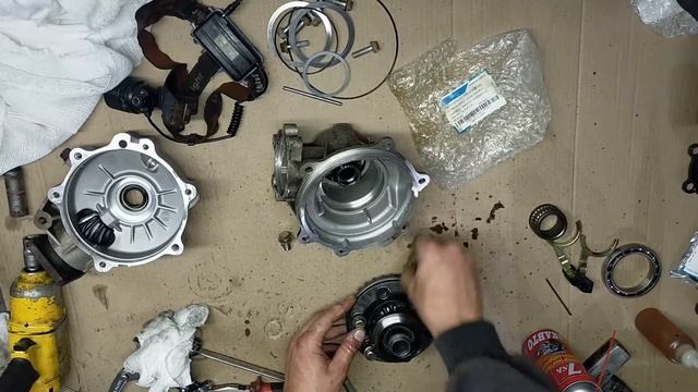 Сборка переднего редуктора CF Moto CF 500-2A смотреть онлайн