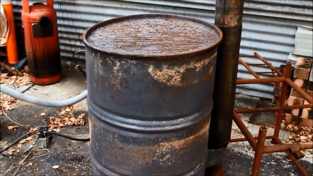 Shed heater for $20 from scrap. смотреть онлайн