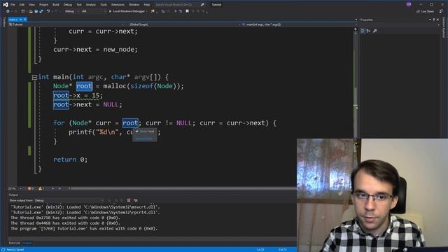 Adding elements to a linked list смотреть онлайн