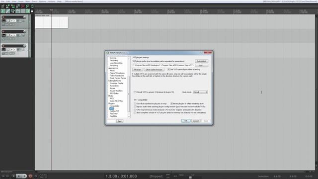 Как настроить папку с VST плагинами в Reaper смотреть онлайн