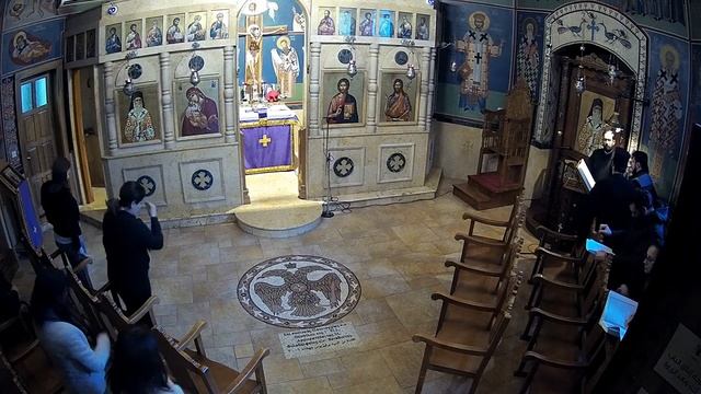 خدمة صلاة السحرية و الساعات من كنيسة دير القديس نكتاريوس - الصويفية смотреть онлайн