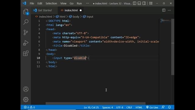 CSS DIsabled CSS Lecture 32 смотреть онлайн