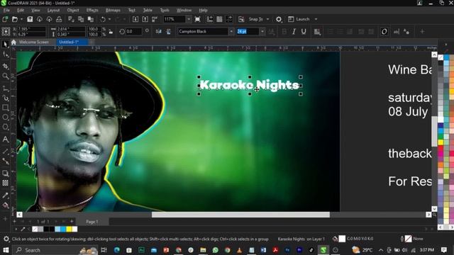 How to Design a Party Flyer with pictures | CorelDraw Tutorial 2023 смотреть онлайн
