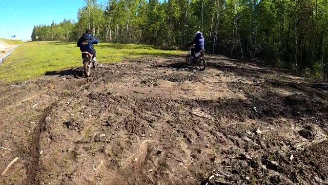 Последняя покатушка на питбайке | BSE SSSR 125