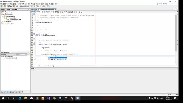 Reverse Integer Number in Java Programming смотреть онлайн