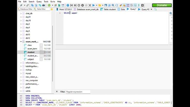how to use the INNER JOIN with CHAR_LENGTH, CONCAT, UPPER, LOWER, AVG SQL Function смотреть онлайн