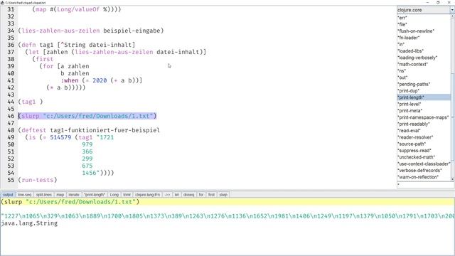 Funktionale Programmierung 3 Clojure: Advent of Code 2020 Report Repair und Password Philosophy смотреть онлайн