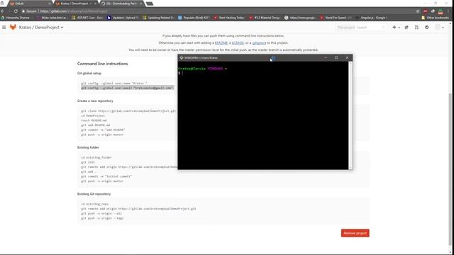 Setup Git with First Project смотреть онлайн