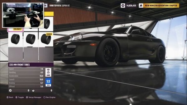 Fastest Toyota Supra 1998 Drag Tune in Forza Horizon 5