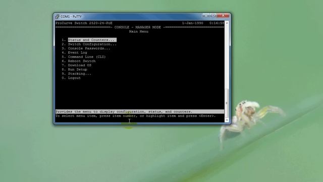 Cara Memasukkan Static IP Address pada HP ProCurve Switch 2520 смотреть онлайн