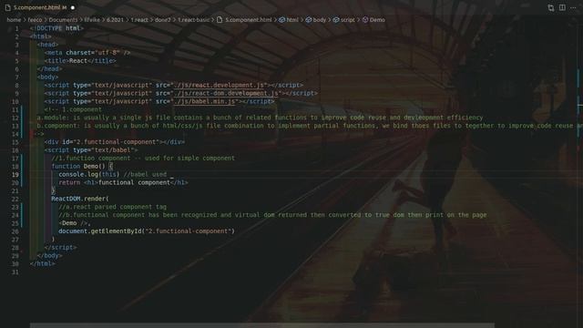 React Tutorial - 5.component смотреть онлайн