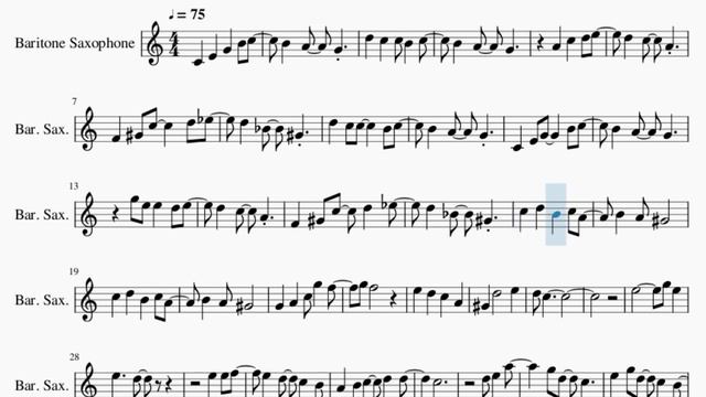 SUPER EASY Baritone Sax Sheet Music: How to play All I Want For Christmas Is You by Mariah Carey смотреть онлайн