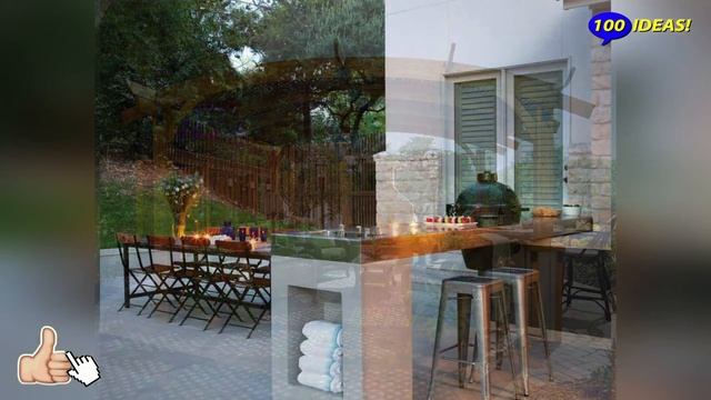 Outdoor Kitchen! 80 Beautiful Ideas For Garden And Backyard!