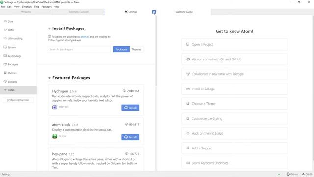 Tutorial Installing atom beautify, stylelint and pigments in atom editor for CSS (Hindi) смотреть онлайн