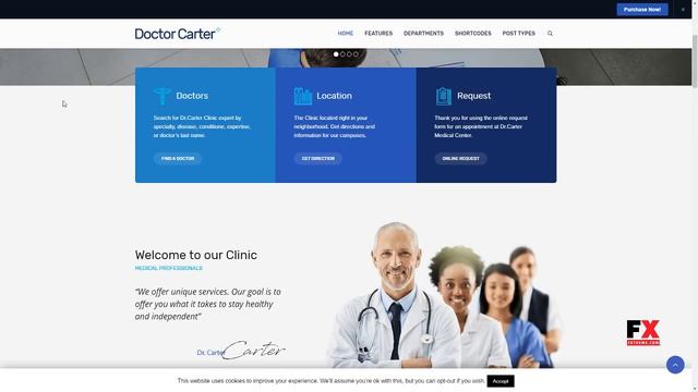 Doctor Carter - Medical WordPress Theme Tyrrell Ryder смотреть онлайн