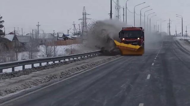 Скоростная очистка снега) смотреть онлайн