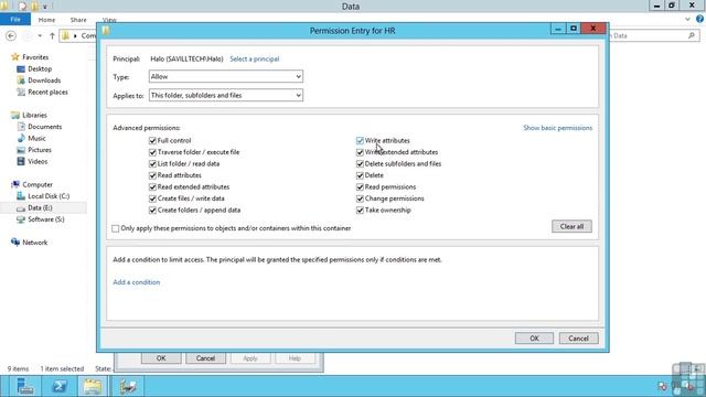 Windows Server 2012 Certification Exam 70-410 Tutorial | Security with NTFS & Dynamic Access Contro смотреть онлайн
