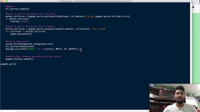 Space Shooter PyGame Part 12 Adding a Score смотреть онлайн