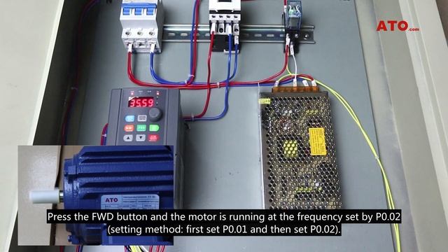Multi-stage Speed Control Of VFD/motor Variable Speed Control