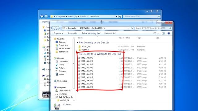 Burning Files to CD or DVD смотреть онлайн